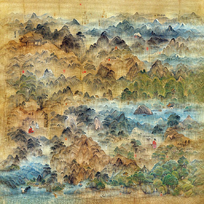 정선 (Jeong Seon), distilled